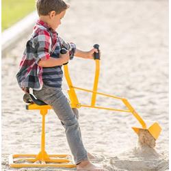Childrensneeds.com Sand Digger, A Heavy Duty Metal Backhoe Toy: Tough Kid (Yellow)