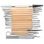 Blisstime Set of 42 Clay Sculpting Tool Wooden Handle Pottery Carving Tool Kit
