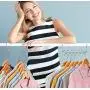 AMKUFO 4 Pack Space Saving Hangers Magic Hangers Metal Clothes Hangers Organizer Cascading Hangers Gain 80% More Space AMKUFO 4 Pack Space Saving Hangers Magic Hangers Metal Clothes Hangers Organizer Cascading Hangers Gain 80% More Space