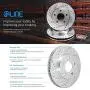 For 2011-2015 Honda CR-Z R1 Concepts eLine Front Rear Drill/Slot Brake Rotors Kit + Ceramic Brake Pads For 2011-2015 Honda CR-Z R1 Concepts eLine Front Rear Drill/Slot Brake Rotors Kit + Ceramic Brake Pads
