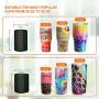 Tumbler Turner,Cup Turner for Crafts Tumbler,Wood Tumbler Spinner with Silent UL Motor for DIY Glitter Epoxy Crafts Tumblers,to 20oz-30oz Cup (Wood Cup Turner)