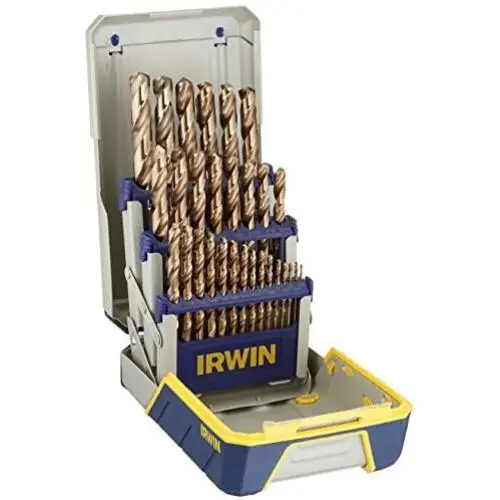 IRWIN Drill Bit Set, M35 Cobalt Steel, 29-Piece (3018002) IRWIN Drill Bit Set, M35 Cobalt Steel, 29-Piece (3018002)