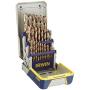 IRWIN Drill Bit Set, M35 Cobalt Steel, 29-Piece (3018002)