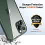 TORRAS Diamonds Clear Compatible for iPhone 11 Pro Case, Slim Fit Thin Shockproof Hard PC Back & Soft TPU Bumper Cover Compatible for iPhone 11 Pro Cases, Midnight Green