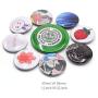 100 Sets Pin Back Button Parts for Badge Maker Machine Button Made DIY Crafts and Childrens Craft Activities (37mm 1½ inch)