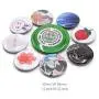 100 Sets Pin Back Button Parts for Badge Maker Machine Button Made DIY Crafts and Childrens Craft Activities (37mm 1½ inch)