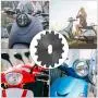 Alomejor Chain Sprocket Gear Electric Scooter Motor Engine 16 Tooth Sprocket Metal Chain Wheel for 12X17mm Alomejor Chain Sprocket Gear Electric Scooter Motor Engine 16 Tooth Sprocket Metal Chain Wheel for 12X17mm