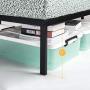 Best Price Mattress 14 Inch Metal Platform Beds w/Heavy Duty Steel Slat Mattress Foundation (No Box Spring Needed), Black