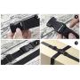 BTNOW Plastic Side Release Buckles 15 Pieces 1 Inch Flat Shape Brand 15 Pieces Tri-Glide Slides for 1 Inch Webbing Strap