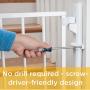 Safety 1st Ready to Install Baby Gate (White)