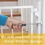 Safety 1st Ready to Install Baby Gate (White) Safety 1st Ready to Install Baby Gate (White)
