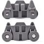 W10195416 NEW UPGRADED Replacement Part for Lower Dishwasher Wheel – Ideal for GE/Whirlpool/Kenmore - AP5983730, W10195416V, W10105417, PS11722152, W10195416VP - (4-pack) Increasing Life Cycle By 50%