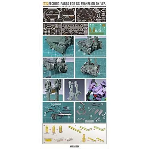 Madworks AW9 S17 Detail Up Metal Parts Photo-Etch Upgrade for Evangelion EVA-01 DX Ver. RG 1/144 Model Kit Madworks AW9 S17 Detail Up Metal Parts Photo-Etch Upgrade for Evangelion EVA-01 DX Ver. RG 1/144 Model Kit