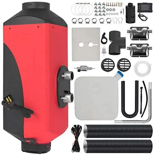 Happybuy 3KW Diesel Parking Heater 12V Diesel Air Heater 3000W Diesel Heater Double Mufflers with LCD Thermostat for RV Boats Car Bus Caravan Motorhome