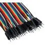 Elegoo EL-CP-004 120pcs Multicolored Dupont Wire 40pin Male to Female, 40pin Male to Male, 40pin Female to Female Breadboard Jumper Wires Ribbon Cables Kit for arduino Elegoo EL-CP-004 120pcs Multicolored Dupont Wire 40pin Male to Female, 40pin Male to Male, 40pin Female to Female Breadboard Jumper Wires Ribbon Cables Kit for arduino