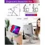 Laptop Stand, brocoon Adjustable Laptop Computer Stand for Desk, Ergonomic Aluminum Laptop Notebook Holder with Heat-Vent, Laptop Riser Compatible for MacBook Air Pro, HP & More 10-17'' Laptops Laptop Stand, brocoon Adjustable Laptop Computer Stand for Desk, Ergonomic Aluminum Laptop Notebook Holder with Heat-Vent, Laptop Riser Compatible for MacBook Air Pro, HP & More 10-17'' Laptops
