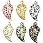 iloveDIYbeads 210pcs Craft Supplies Mixed Small Hollow Filigree Leaf Charms Pendants for Crafting, Jewelry Findings Making Accessory for DIY Necklace Bracelet (M192)