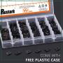 Rustark 225 Pcs 6 Size SAE U-nut Clip Assortment Auto Car Speed Nuts Fastener with Store Box for Dash Door Panel Interior Rustark 225 Pcs 6 Size SAE U-nut Clip Assortment Auto Car Speed Nuts Fastener with Store Box for Dash Door Panel Interior