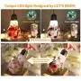 LETS RESIN Light Bulb Resin Molds, 2PCS LED Bulb Silicone Molds for Resin,Resin Silicone Molds with 10PCS Caps, 4PCS LED Chip Base