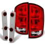 For Dodge Ram 1500 | 2500 |3500 Pickup Truck Red Clear Tail Lights Replacement With Circuit Board Pair