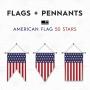 50 Star Stencil for Flag- 10.5 x 14.82 Mylar Template for American Flag | 10.5 x 15 US Star Pattern Stencil for Painting Wood & Wall Art | Reusable USA Stencil