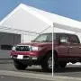 Caravan Canopy 10 X 20-Feet Domain Carport, White Caravan Canopy 10 X 20-Feet Domain Carport, White