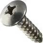 #10 x 1'' Truss Head Sheet Metal Screw - Stainless Steel 18-8, 10 Self-Tapping Type A, Phillips Drive, 1 Inch Length, Fully Threaded, Size: #10 (Quantity: 500) - Self Tappers - Self Taping Bolts #10 x 1'' Truss Head Sheet Metal Screw - Stainless Steel 18-8, 10 Self-Tapping Type A, Phillips Drive, 1 Inch Length, Fully Threaded, Size: #10 (Quantity: 500) - Self Tappers - Self Taping Bolts
