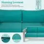 Kinsunny 4pcs Outdoor Patio Furniture Set Shore Aluminum Sectional Sofa Metal Conversation Set with Coffee Table Kinsunny 4pcs Outdoor Patio Furniture Set Shore Aluminum Sectional Sofa Metal Conversation Set with Coffee Table
