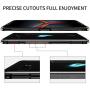 MME ASUS ROG 2 Phone Case Bumper Metal Luminous Rubber Corner Shockproof Full Body Protection with Tempered Glass Screen Protector and Anti-Scratch Carbon Fiber Skin Back (Black)
