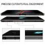 MME ASUS ROG 2 Phone Case Bumper Metal Luminous Rubber Corner Shockproof Full Body Protection with Tempered Glass Screen Protector and Anti-Scratch Carbon Fiber Skin Back (Black)