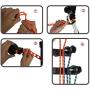 Fotoconic 3 Roller Wall Mounting Manual Background Support System, Including Two(2) Tri-fold Hooks, Six(6) Expand Bars, Three(3) Chains