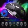 Wireless Gaming Keyboard and Mouse Combo,3 in 1 Rainbow LED Rechargeable Keyboard Mouse with 3800mAh Battery Metal Panel,10 Colors RGB Gaming Mouse Pad (32.5x12x0.15 inch),7 Colors Mute Gaming Mouse