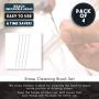 Juvale Drinking Straw Cleaning Brush – 4-Pack 12 Inch Extra Long Stainless Steel Metal Bristle Drink Straw Cleaner Brush