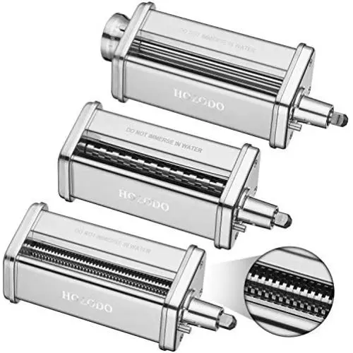 Pasta Maker Machine for Kitchenaid Mixer Attachments with 3 Pieces Pasta Roller and Cutter Set as Kitchenaid Mixer Accessories by Hozodo Pasta Maker Machine for Kitchenaid Mixer Attachments with 3 Pieces Pasta Roller and Cutter Set as Kitchenaid Mixer Accessories by Hozodo