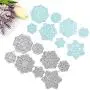 Cutting Dies Metal, 8 pcs Flower Embossing Stencils for DIY Scrapbooking Photo Album Decorative DIY Paper Cards Making Gift, Metallic Die Cut