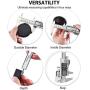 EZT 150mm Digital Calipers, Full Stainless Steel Electronic 6 Inch Digital Vernier Caliper, with Extra-Large LCD Screen, Auto-Off Feature, Inch and Millimeter Conversion Metal Measuring Tool Caliper