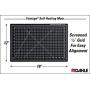 Dahle - 10671-12580 Vantage 10671 Self-Healing Cutting Mat, 12''x18'', 1/2'' Grid, 5 Layers for Max Healing, Perfect for Crafts & Sewing, Black