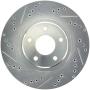 StopTech 227.42080R Select Sport Drilled and Slotted Brake Rotor; Front Right