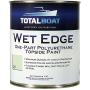 TotalBoat Wet Edge Marine Topside Paint for Boats, Fiberglass, and Wood (Aqua Mist, Quart)