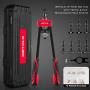 WETOLS 14'' Rivet Nut Tool, Hand Rivet Nut Tool with 7 Metric & Inch Mandrels M6 M8 M10, 1/4-20, 5/16-18, 3/8-16, 70pcs Rivnuts and Blow Carry Case - WE882