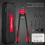 WETOLS 14'' Rivet Nut Tool, Hand Rivet Nut Tool with 7 Metric & Inch Mandrels M6 M8 M10, 1/4-20, 5/16-18, 3/8-16, 70pcs Rivnuts and Blow Carry Case - WE882