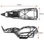 Que-T Metal Steel Chassis Frame Body Roll Cage for 1:10 TRX-4 trx4 RC Crawler Cars