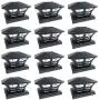 iGlow 12 Pack Black Outdoor Garden 6 x 6 Solar SMD LED Post Deck Cap Square Fence Light Landscape Lamp PVC Vinyl Wood iGlow 12 Pack Black Outdoor Garden 6 x 6 Solar SMD LED Post Deck Cap Square Fence Light Landscape Lamp PVC Vinyl Wood