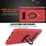 Punkcase S10 Case [Magnetix Series] Protective TPU Cover W/Kickstand, Ring Grip Holder & Metal Plate for Magnetic Car Phone Mount with Screen Protector Compatible W/Samsung Galaxy S10 [Red]