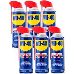 WD-40 - 490058 Multi-Use Product with SMART STRAW SPRAYS 2 WAYS, 12 OZ [6-Pack]