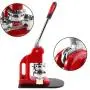 Button Maker Machine 1 1/4 Inch 32mm Button Badge Maker Punch Press Machine Pins Punch Press Machine with 1000 Pcs Free Button Parts and Circle Cutter