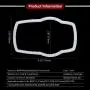 LECART Bling Compatible Multimedia Button Frame Cover for BMW Bling Car Accessories Metal Auto Decal Stickers Car Interior Decoration Parts Trims Fits 1 3 5 7 6GT Series X3 X4 M5 LECART Bling Compatible Multimedia Button Frame Cover for BMW Bling Car Accessories Metal Auto Decal Stickers Car Interior Decoration Parts Trims Fits 1 3 5 7 6GT Series X3 X4 M5