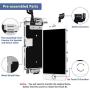 for iPhone 6s Touch Screen Replacement - Yodoit LCD Display Digitizer Glass Full Assembly with Small Parts Camera Proximity Sensor Home Button Earpiece Speaker 3D Touch + Tool (4.7 inches White)