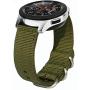 Olytop for Galaxy Watch 3 45mm / Gear S3 Band, 22mm Quick Release Woven NYLON NATO Band Soft Replacement Strap Wristband for Samsung Galaxy Watch3 45mm/Galaxy Watch 46mm, Moto 360 2 46mm SmartWatch - Army Green