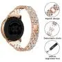 Mosonio Compatible with Galaxy Active 2 Watch Band with Case Women, Jewelry Replacement Metal Wristband Strap with Bling PC Protective Cover for Samsung Active 2 Watch Band 44mm(Rose Gold, 44mm) Mosonio Compatible with Galaxy Active 2 Watch Band with Case Women, Jewelry Replacement Metal Wristband Strap with Bling PC Protective Cover for Samsung Active 2 Watch Band 44mm(Rose Gold, 44mm)